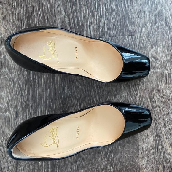 Christian Louboutin Black 100 Particule Pumps/Heels - Picture 4 of 11